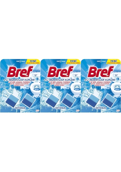 Bref Koku Giderici Jel Küpü - Okyanus 6 Lı Set 3pk 2
