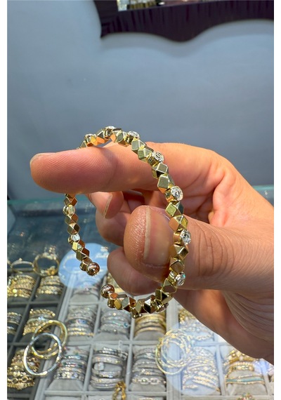 14 K Yeşil Altın Renk Xuping Vip Bileklik 52939848