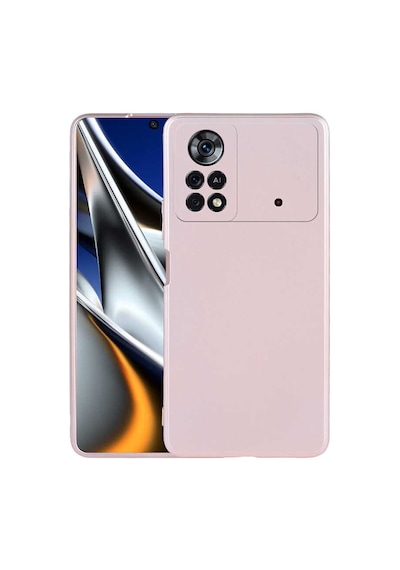 Zore Poco X4 Pro 5g Kılıf Nvth Premier Silikon Kapak - Rose Gold