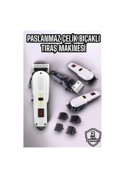 Ersyeni Nesil Tıraş Makinesi Uzun Şarjlı Paslanmaz Çelik Bıçaklı Yeni Nesil