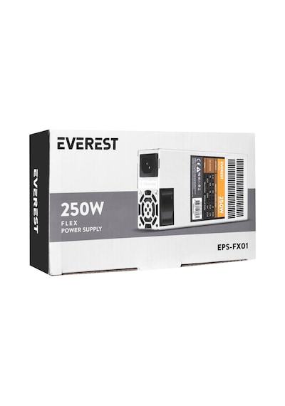 Everest Eps-fx01, Peak 250w, 4cm Fan, İnce Uzun, 41 X 81 X 150mm, Flex Power Supply Psu Box