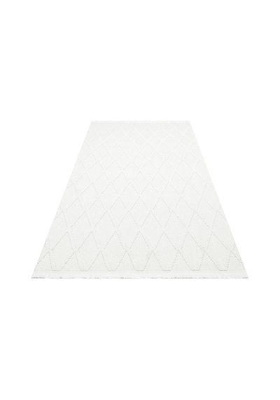 Bespoky Cozy 4 Cream Geometrik Modern Salon Halısı