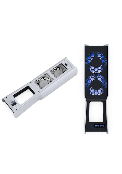 Ps5 Slim / Pro Soğutucu Fan Led Işıklı 3 Kademeli Soğutucu Ve Şarj Standı