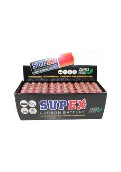 Supex R03 Çinko 60lı İnce Kalem Pil