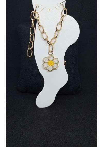 Harmeljewelry Çiçek Halhal Çok Renkli