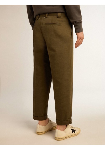 Golden Goose Erkek Pantolon Gmp01190-p000786-356741 Yeşil