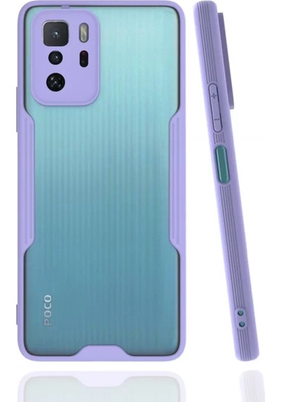 Newface Xiaomi Poco X3 Gt Kılıf Platin Silikon - Lila