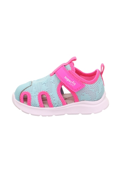 Superfit Wave Kız Çocuk Sandalet - Mavi Pembe 000481-7510 Mavi - Pembe