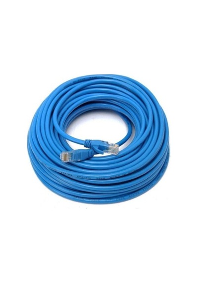 10 Metre Cat6 Kablo 10 Metre İnternet Kablosu 10 Metre Ethernet Kablosu Mavi Cat6 Kablo