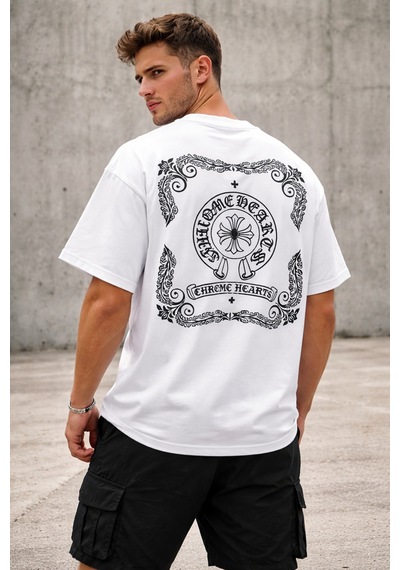Yolo Street Vintage Gotik Desenli Oversize Beyaz Tişört Premium %100 Pamuk, Luxury Streetwear Koleksiyonu Beyaz Yolo Street Vintage Gotik Desenli Oversize Beyaz Tişört Premium %100 Pamuk, Luxury Streetwear Koleksiyonu Beyaz