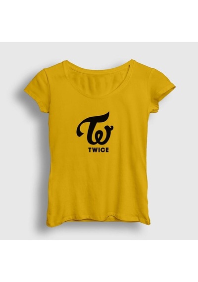 Noıssey Kadın Sarı Logo V2 K-pop Twice T-shirt 280993tt
