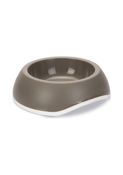 Beeztees Köpek Mama Su Kabı, Plastik, Premium, Gri, 18cm, 1,2l