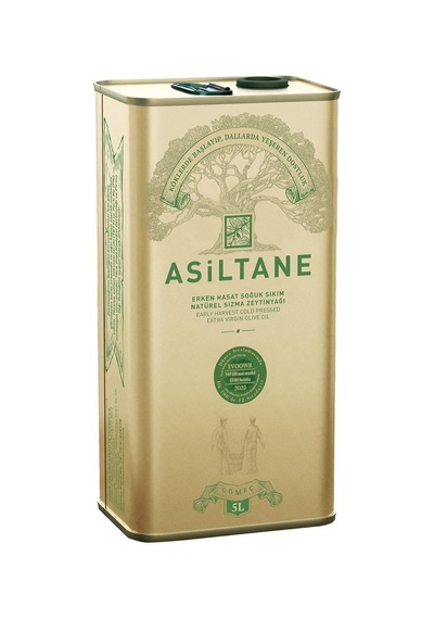 Erken Hasat Soğuk Sıkım Natürel Sızma Zeytinyağı 5 Litre Teneke