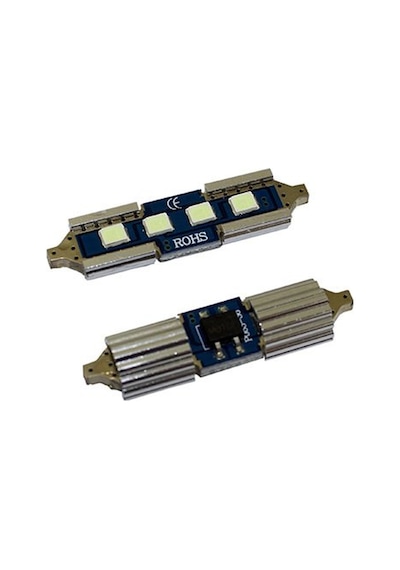 Led Ampul Sofit Süper Canbus'Lı Buz Mavi 2'Li Set 12V Laam636-1