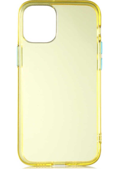 Apple Uyumlu iPhone 12 Pro Max Kılıf Zore Bistro Kapak Sarı
