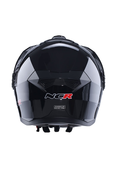 Ncr X-Cross Ece-22.06 Çene Açılır Kask Parlak Siyah