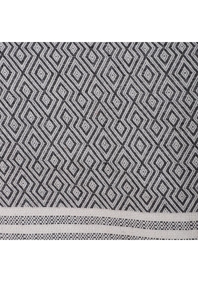 Bumedo Buldan İşi Kaymaz Pamuklu Koltuk Örtüsü 170x210 Cm Koltuk Şalı Çekyat Kanepe Örtüsü Antrasit Genel