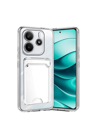 Redmi Note 14 4g Kılıf Kart Şeffaf Silikon - Şeffaf Bzsxx00 1