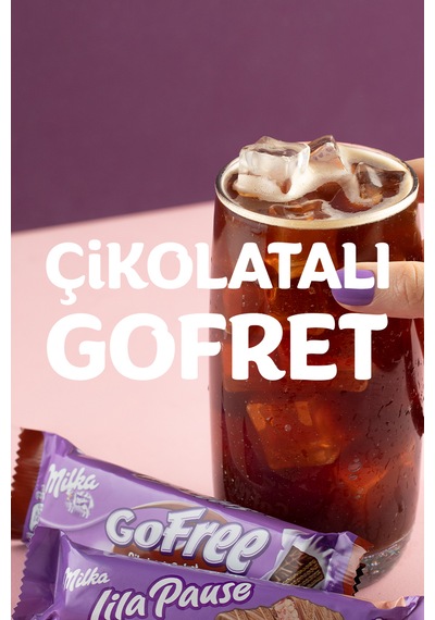 Milka Gofree Çikolatalı Gofret 25 x 28 G