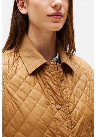 Tommy Hilfiger Padded Nylon Reg Quılted Coat Kadın Kahverengi Parka - Ww0ww46448