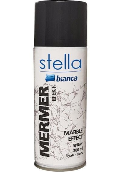 Bianca Stella Mermer Efekt Sprey Siyah
