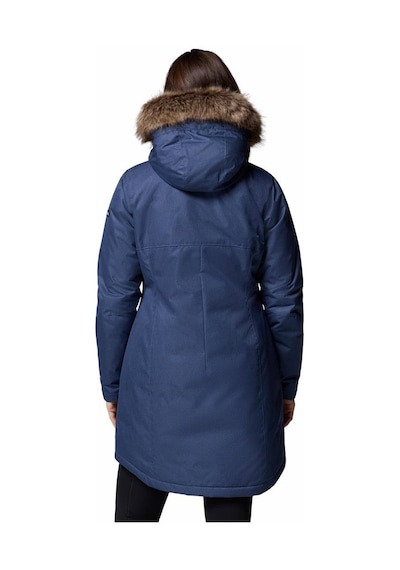 Columbia Suttle Mountain Long Insulated Kadın Mont-8802 Lacivert