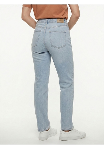 LOFT Comfort Straight Regular Fit Kadın Pantolon Lf2042526 Q1.v1 Denim