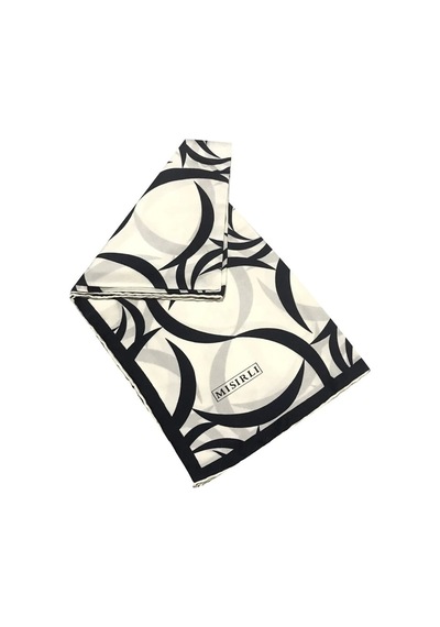 Yenisinial Mısırlı Polyester Eşarp Desen 9 Siyah