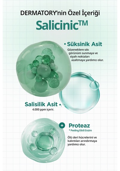 Sebumu Arındıran Siyah Nokta Ve Gözenek İçin Kil Temizleme Köpüğü Dermatory Salicinic Pore Clay Foam