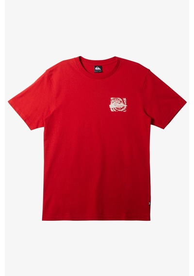 Quiksilver Hurricane Or Hippie Moe Erkek Tişört Aqyzt09540-30051-kırmızı