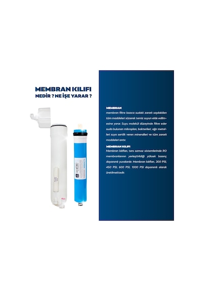 Su Arıtma Cihazı Membran Kılıfı Yenileme Kiti 368708805