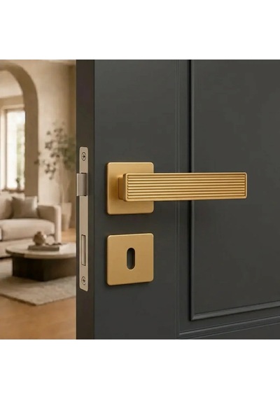System Dia Gold Branche Renk Rozetli Kapı Kolu Ha257ro11 Gb