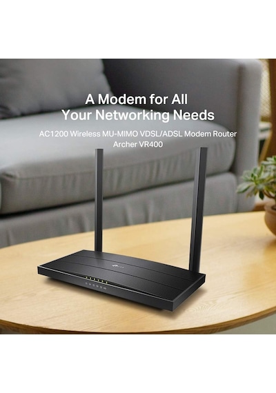 Tp-link Archer Vr400 1200 Mbps Vdsl2 Modem