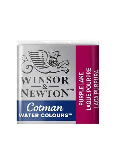 Winsor & Newton Cotman Yarım Tablet Suluboya Purple Lake 544 Karışık