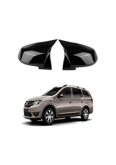 Dacia Logan 2013- Araca Özel Batman Yarasa Ayna Kapağı Pianoblack