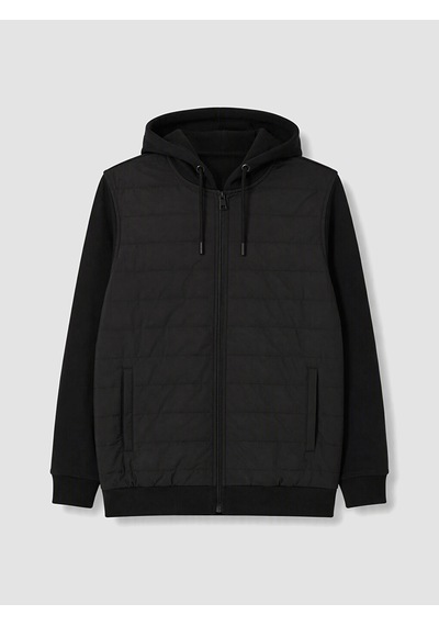 Lcwaıkıkı Classic Siyah Regular Fit Kapüşonlu Erkek Hırka