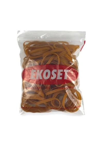 Ekoset Kalın Para Lastiği 100 Adet 70 x 5 MM