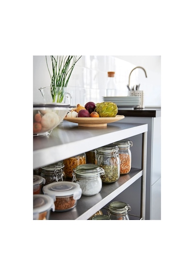 Ikea Korken Gıda Kavanozu 500 Ml 10,5 X 11 Cm Şeffaf