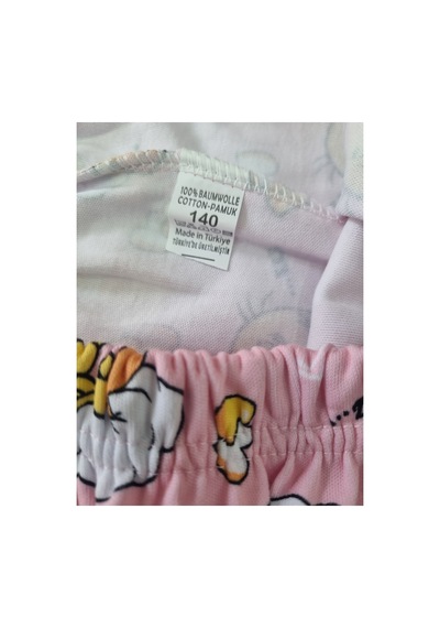 Uğur Bebe Kız Çocuk %100 Pamuk Sarı Renk Tweety Desenli Mevsimlik Pijama Takımı Sarı Sarı