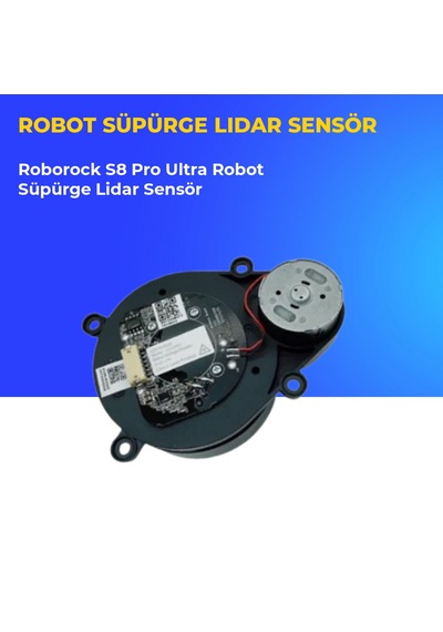 Roborock S8 Pro Ultra Robot Süpürge Lidar Sensör