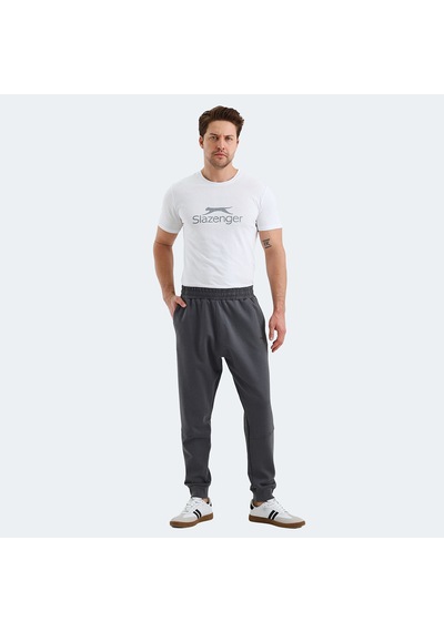 Slazenger VALERIE Erkek Cepli Koyu Gri Eşofman Altı