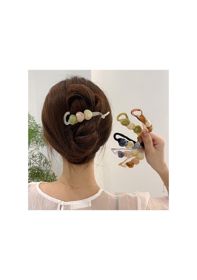 Kalp Detaylı Şeffaf Muz Mandal Saç Tokası - Pastel Pastel Şeffaf - 789183227 Pastel Şeffaf - 789183227 Pastel Şeffaf