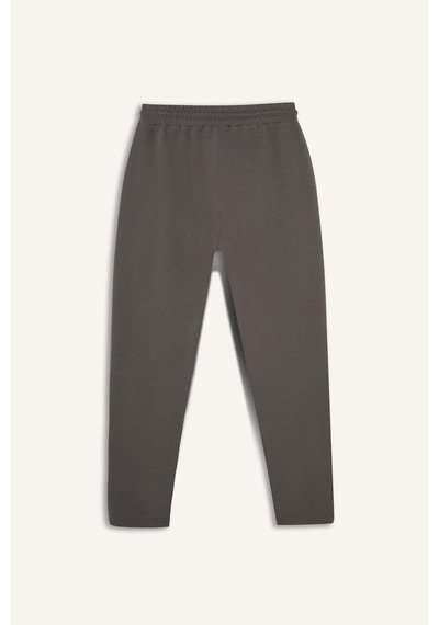 Defacto Slim Fit Dar Kesim Fermuarlı Standart Paça Jogger Eşofman Altı S3309az25augr311 Gri-gr311