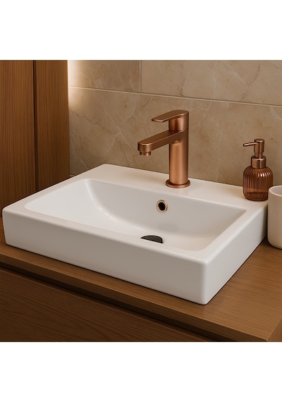 Newarc Aqua 5022B Etajer Uyumlu Lavabo
