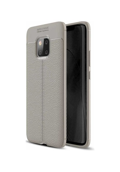 Lexroo Huawei Mate 20 Pro Kılıf Niss Silikon Kılıf - Gri