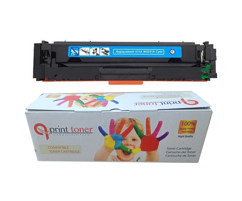 Qprint Hp W2031x Cf415x UyumluToner Mavi Yüksek Kapasite Çiple Toner 6000 Sayfa