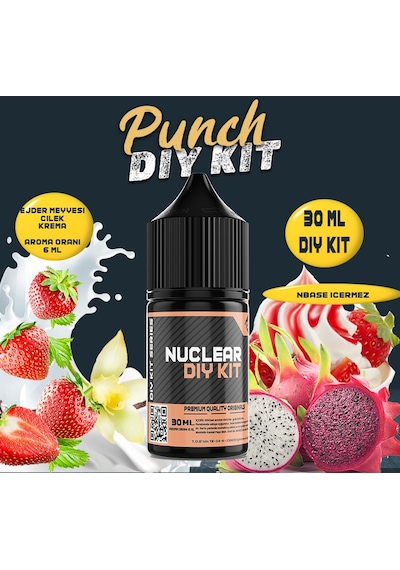 Nuclear 30ml Dıy Kit Punch Aroma Gıda Aroması 6 Ml Aroma İçerir
