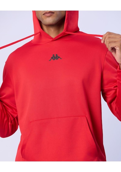 Kappa Palmir Erkek Kırmızı Regular Hoodie