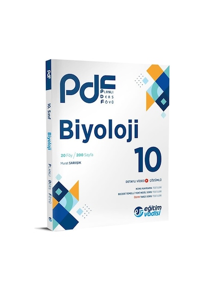 Eğitim Vadisi 2024 10. Sınıf Biyoloji Pdf Planlı Ders Föyü