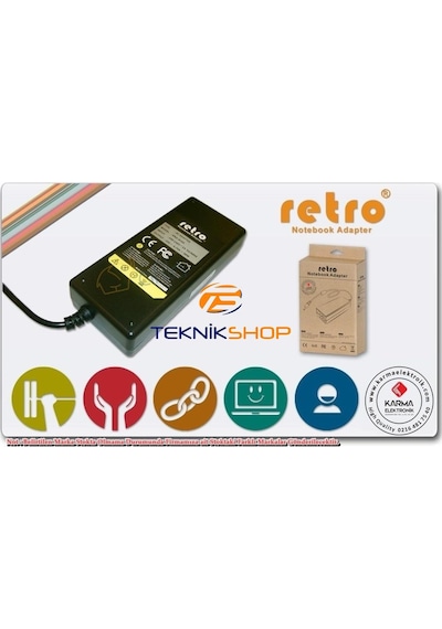 Lenovo Uyumlu 45N0358, 45N0478, 45N0480 Adaptör (65W) Şarj Cihazı Usb Ti